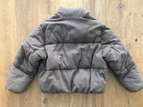 Hneda kockovana bunda zara, zara,152