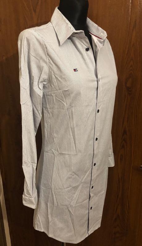Tommy hilfiger-šaty-predĺžená košeľa-xs-s, tommy hilfiger,s