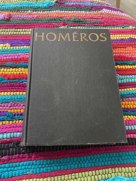 Krásna stará retro kniha homéros - ílias 1986, 