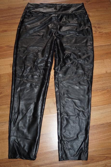 Koženkové skinny pre plnšie dámy, 4xl
