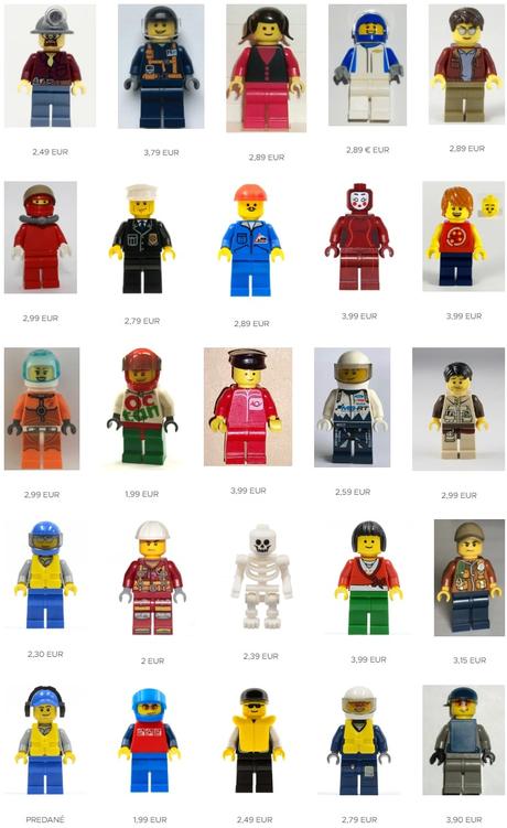 Originálne lego figúrky, panáčikovia, postavičky,