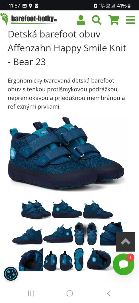 Affenzahn detská barefoot obuv veľ.32, affenzahn,32