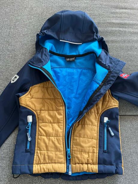 Trollkids softshellová detská bunda lysefjord 110, trollkids,110