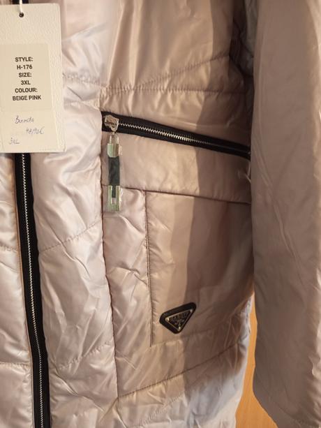 Béžová bunda, xxxl