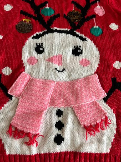 Vianočný pulóvrik so snehuliakom, kids,122