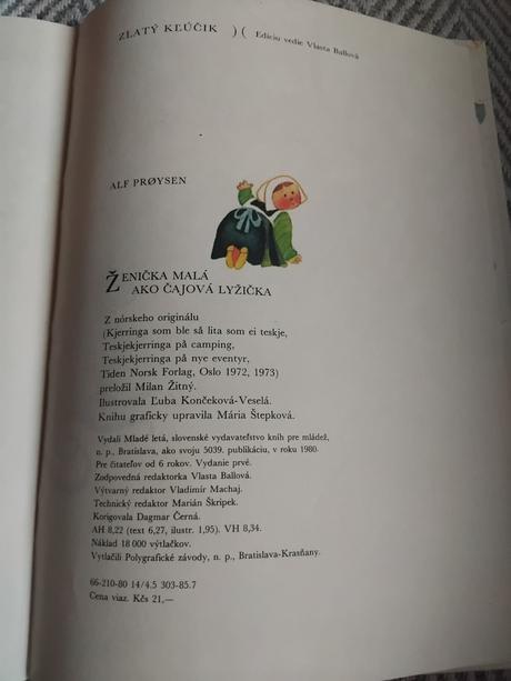 Ženička malá ako čajová lyžička,