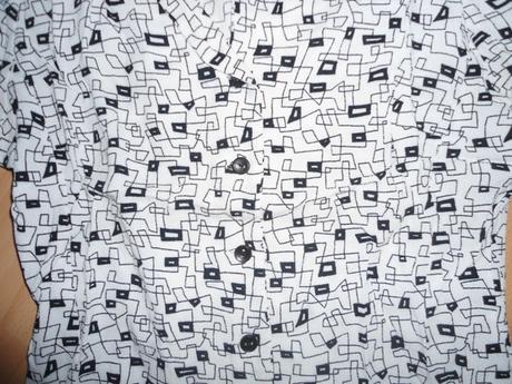 Cierno-biela bluzka, s