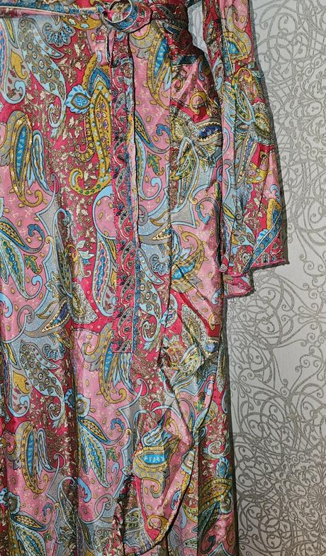 Orientálne zavinovacie šaty, l