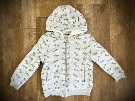 Zateplená mikina na zips, lupilu,110