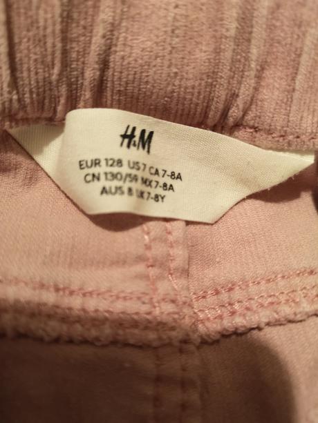 Dievcenske mencestraky hm 128, h&m,128
