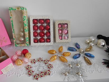 Retro vianočné ozdoby,,