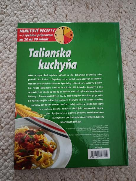 Kniha talianska kuchyňa, 