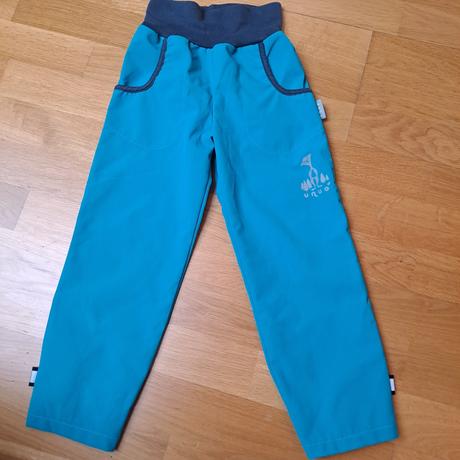 Softshellové nohavice tenké 116/122, unuo,116