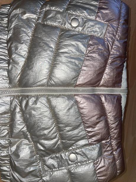 Metalická zateplená bunda zara, zara,122