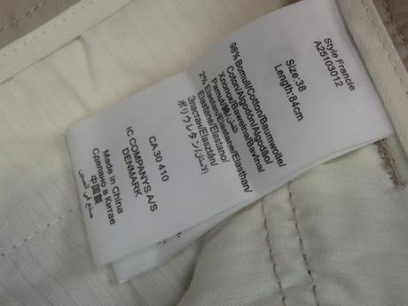 Luxusné béžové nohavice, 38