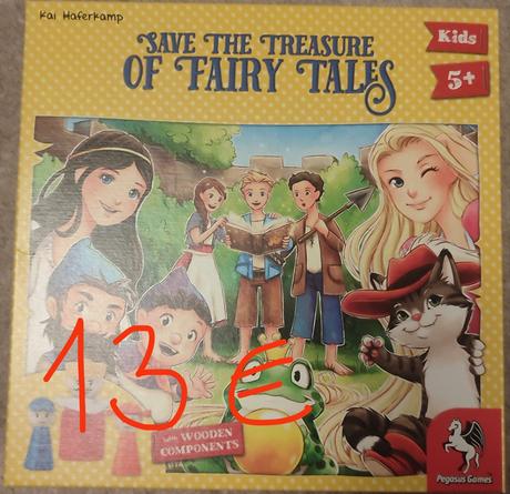 Spoločenská hra - zachráň poklad rozpravky, 