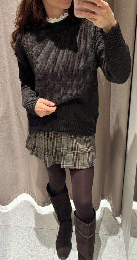 Hnedý pulôver zara, zara,s