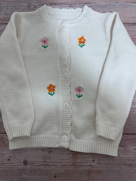 Dievčenský svetrík pre malú parádnicu, 98