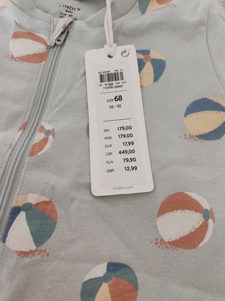 Letne pyzamko lindex vel. 68, lindex,68