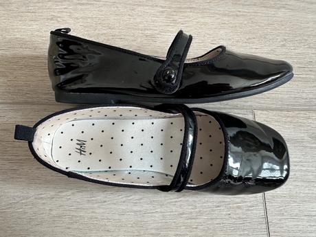 Lakované balerínky h&m 32, h&m,32