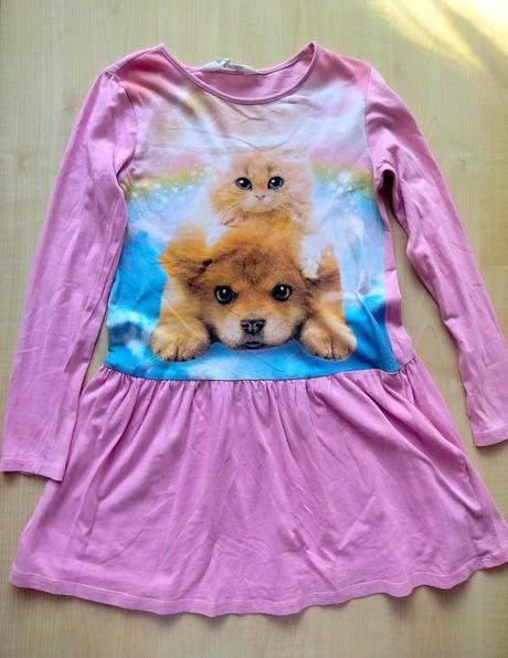 Bavlnené šaty, h&m,122