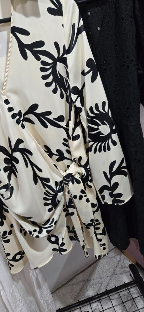 Saténové šaty zara, zara,m