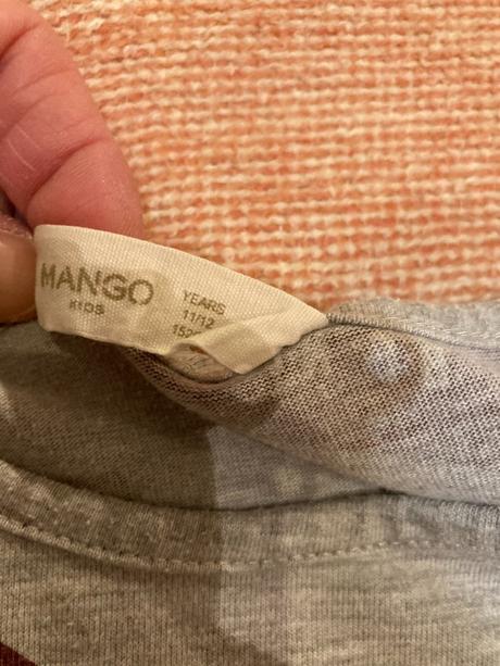 Mango tričko s nápismi, mango,152