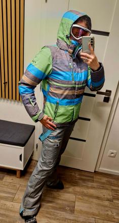 Dokonaly stylovy lyziarsky set zn.foxi/chillin s/m, fox,m