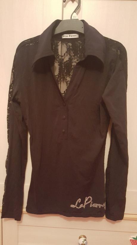 Tricko s cipkou vzadu, 38