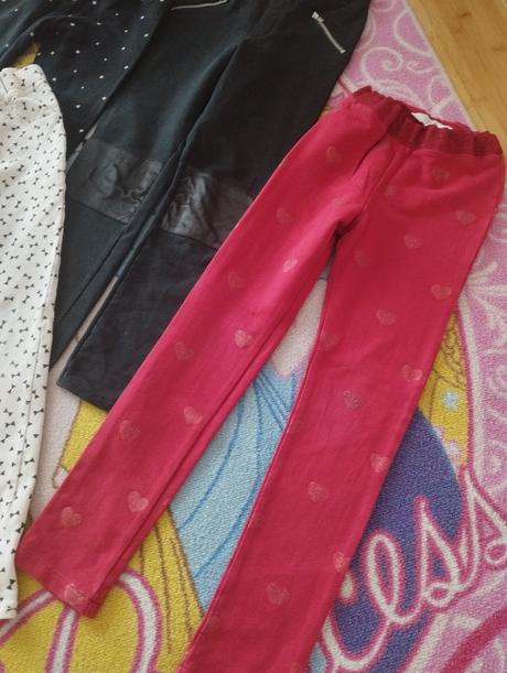 4 x legíny, h&m,128