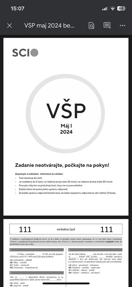 Scio všp testy pdf,