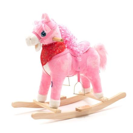 Babymix hojdací kôň hviezda so šatkou a melódiou, 