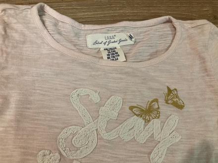 Lahucke tricko s cipkou, h&m,110