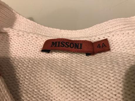 Kvalitný pulóvrik zn. missoni, 104