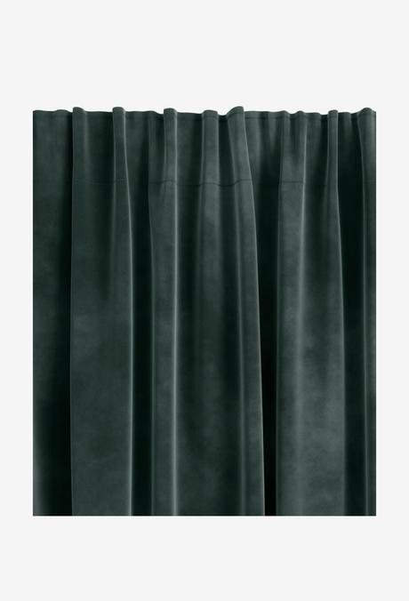 Smaragdové zamatové závesy jysk, 