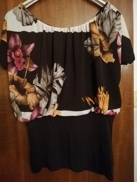 Tmavohnedé tričko / blúzka, m