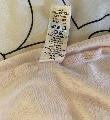 Bavlnené overaly na spanie s potlačou george v. 74, george,74