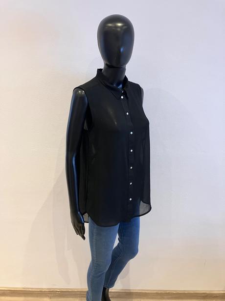 Dámska čierna letná blúzka h&m (m), h&m,m