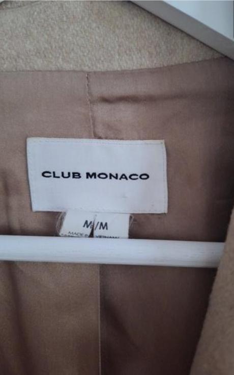 Vlneny luxusny kabat club monaco v.m, m