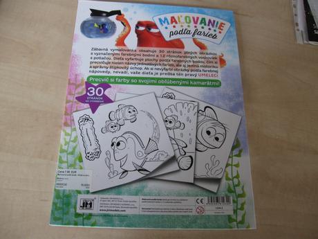 Knižka/maľovánka - maľovanie podľa farieb,