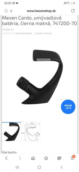 Skúsenosti s umývadlovou batériou Mexen Cardo