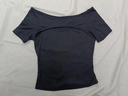 Shein čierne tričko, m