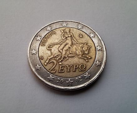 2 eur grecko 2002 "s",