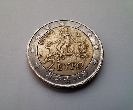 2 eur grecko 2002 "s",
