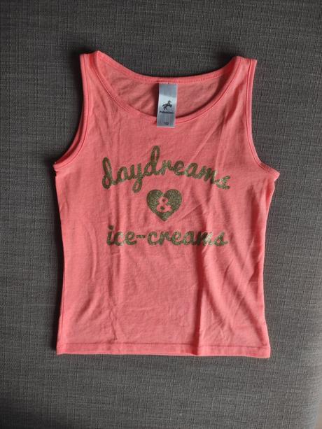 Neónovo oranžové letné tielko, c&a,122