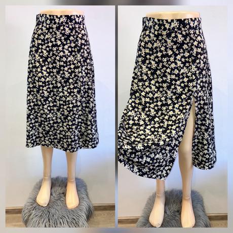 Dámska kvetovaná letná sukňa, s