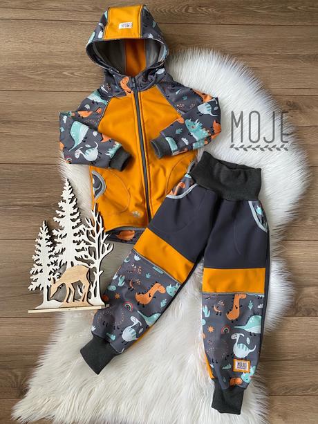 Reflexne softshellove nohavice na zimu/jar/jesen, 86 - 128