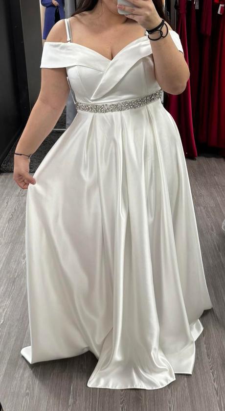 Šaty popolnočné, svadobne, queen,44