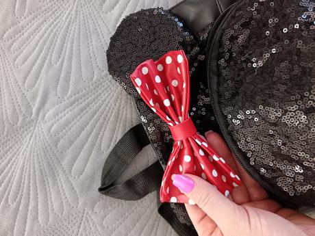 Minnie ruksak s mašľou,