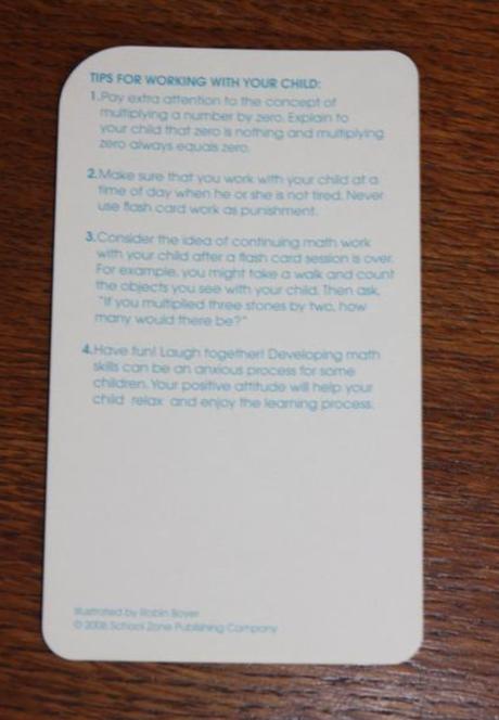 Karticky na ucenie nasobilky, 